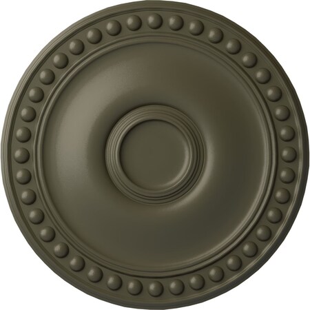 Ekena Millwork Foster Ceiling Medallion (Fits Canopies up to 5 5/8"), Hand-Painted Witch Hazel, 19 1/8"OD x 1"P CM19FOWHF